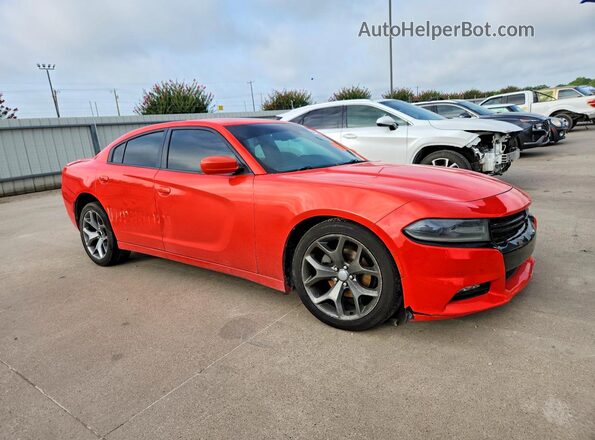 2C3CDXHG7GH306974 2016 DODGE CHARGER Orange Առջևի աջ