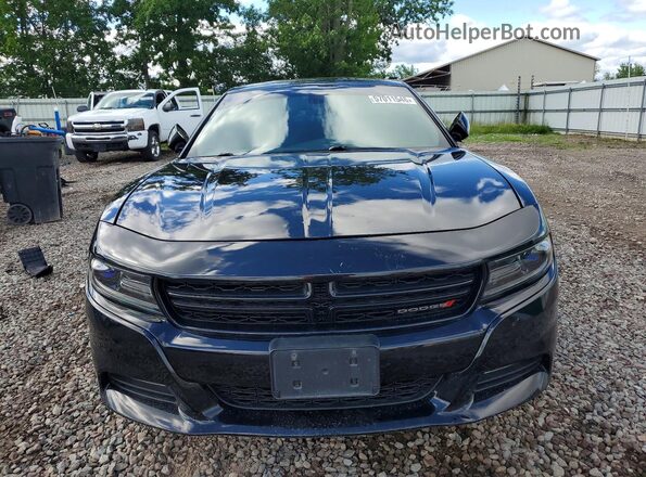 2C3CDXHG7GH346228 2016 DODGE CHARGER Black Front view