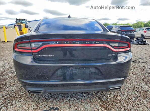 2C3CDXHG7GH346228 2016 DODGE CHARGER Black Rear view