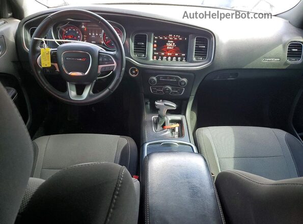 2C3CDXHG7GH346228 2016 DODGE CHARGER Black Dashboard view