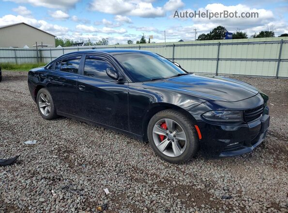 2C3CDXHG7GH346228 2016 DODGE CHARGER Black Front right