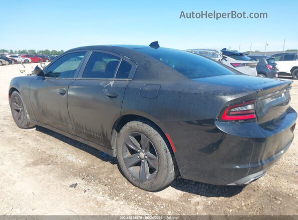 2C3CDXHG7HH559276 2017 DODGE CHARGER Black Հետևի ձախ