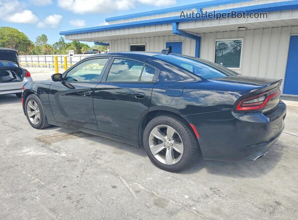 2C3CDXHG7JH114963 2018 DODGE CHARGER Black Trasero izquierdo