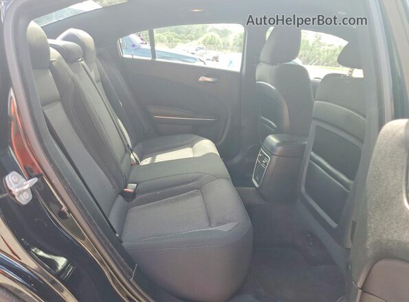 2C3CDXHG7JH114963 2018 DODGE CHARGER Black Vista de los asientos traseros