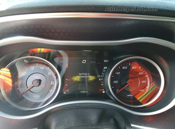 2C3CDXHG7JH114963 2018 DODGE CHARGER Black Vista del cuadro de instrumentos