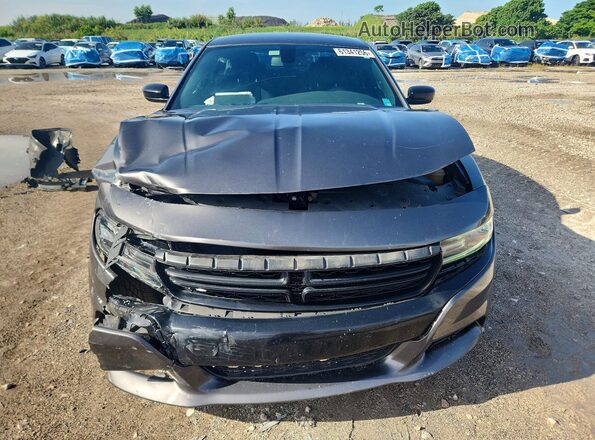 2C3CDXHG7JH210494 2018 DODGE CHARGER Серый Вид спереди