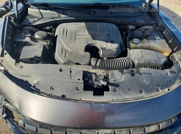 2C3CDXHG7JH210494 2018 DODGE CHARGER Серый Вид задней части салона