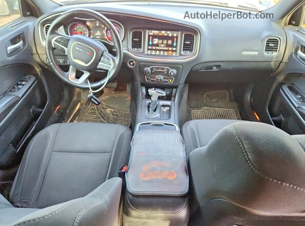 2C3CDXHG7JH246959 2018 DODGE CHARGER Gray წინა პანელის ხედი