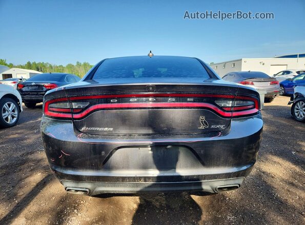 2C3CDXHG7JH246959 2018 DODGE CHARGER Gray უკანა ხედი