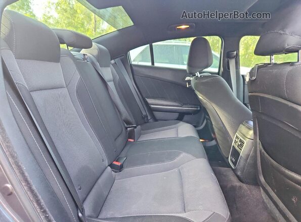 2C3CDXHG7JH246959 2018 DODGE CHARGER Gray უკანა სავარძლების ხედი
