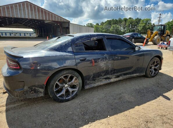 2C3CDXHG7KH677917 2019 DODGE CHARGER Синий Задняя правая четверть
