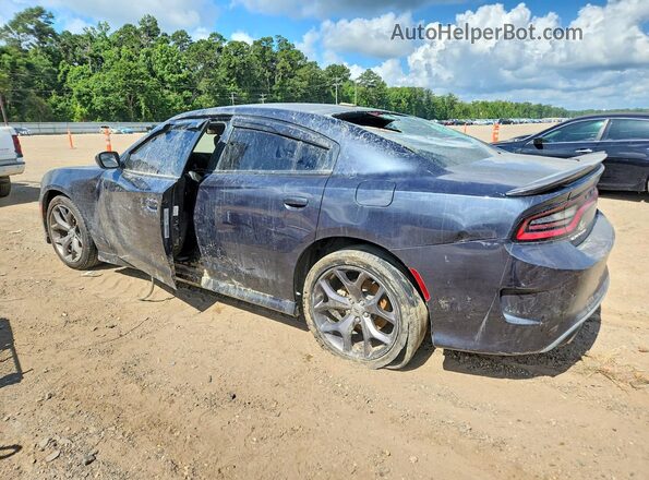 2C3CDXHG7KH677917 2019 DODGE CHARGER Синий Задняя левая четверть