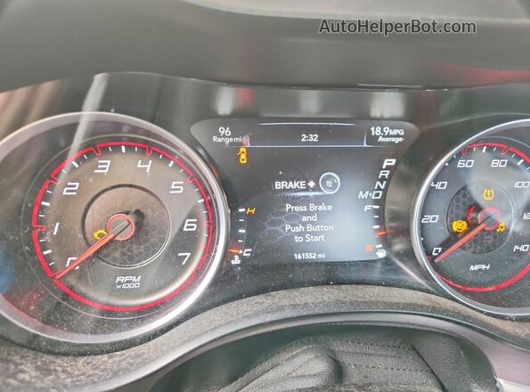 2C3CDXHG7KH677917 2019 DODGE CHARGER Синий Вид щитка приборов