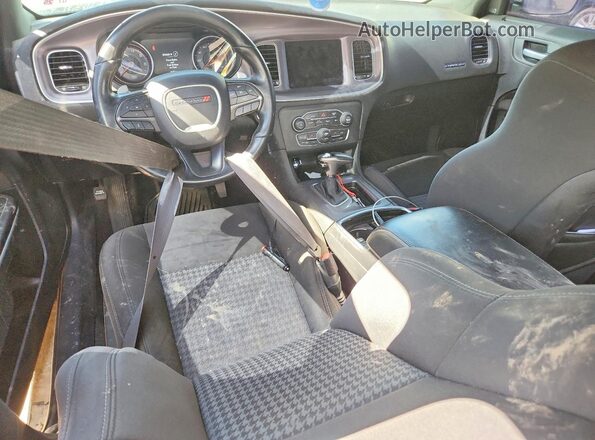 2C3CDXHG7KH677917 2019 DODGE CHARGER Синий Вид панели приборов