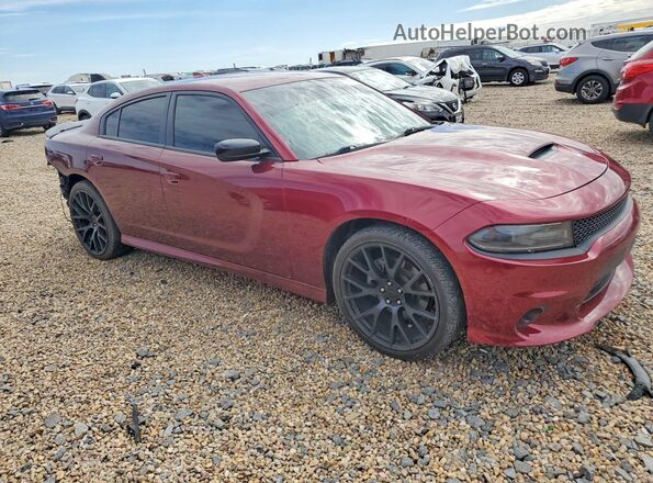 2C3CDXHG7KH737937 2019 DODGE CHARGER Красный Передняя правая четверть
