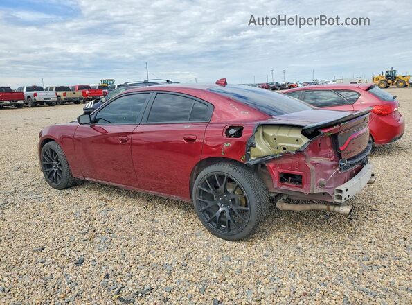 2C3CDXHG7KH737937 2019 DODGE CHARGER Красный Задняя левая четверть