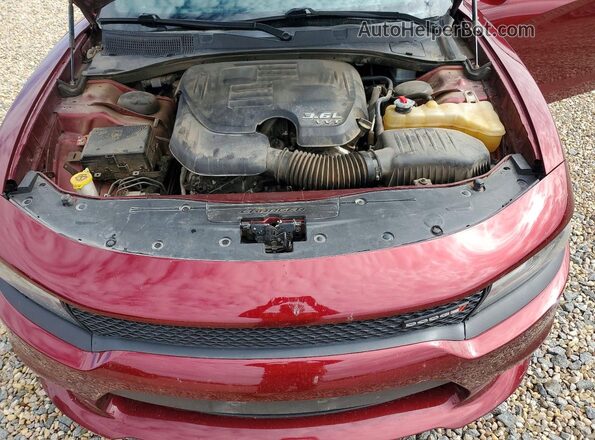 2C3CDXHG7KH737937 2019 DODGE CHARGER Красный Вид задней части салона
