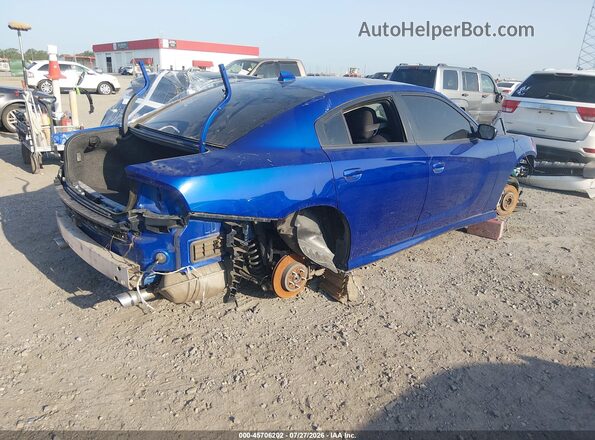 2C3CDXHG7MH530385 2021 DODGE CHARGER Blue Հետևի աջ