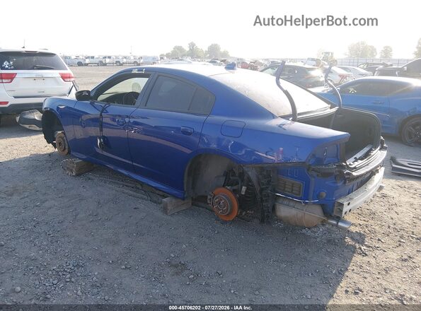 2C3CDXHG7MH530385 2021 DODGE CHARGER Blue Հետևի ձախ