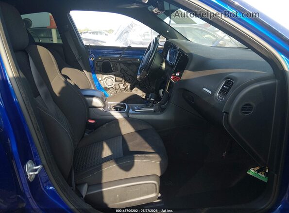 2C3CDXHG7MH530385 2021 DODGE CHARGER Blue Սալոնի դիմացի տեսք