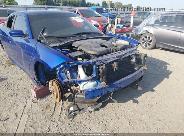 2C3CDXHG7MH530385 2021 DODGE CHARGER Blue Դիմացի տեսք