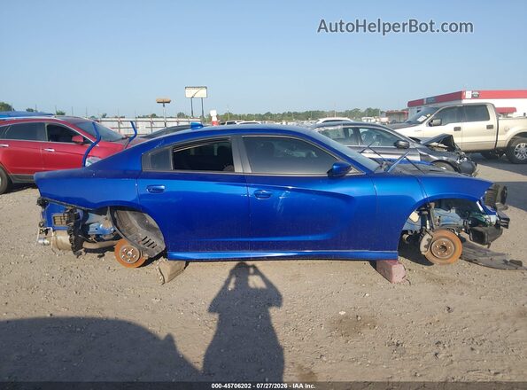 2C3CDXHG7MH530385 2021 DODGE CHARGER Blue Սալոնի 360 աստիճան տեսք