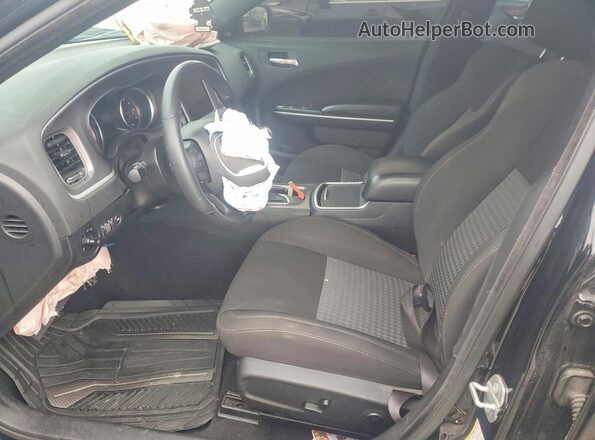2C3CDXHG7MH666774 2021 DODGE CHARGER Black წინა სალონის ხედი