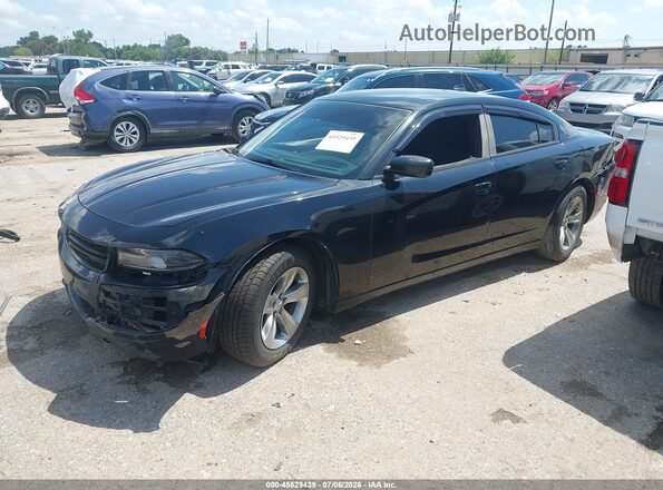 2C3CDXHG8GH138973 2016 DODGE CHARGER Black Vista tres cuartos delantera izquierda