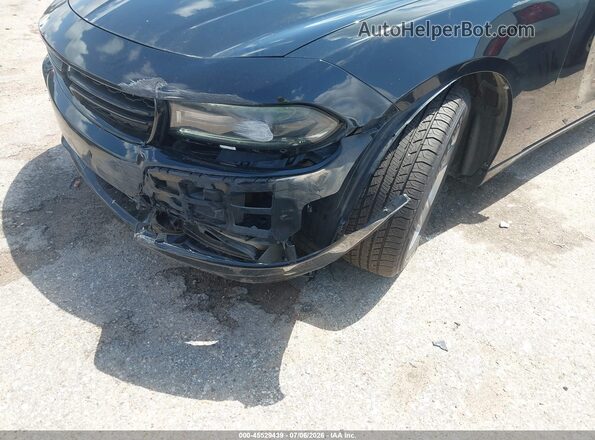 2C3CDXHG8GH138973 2016 DODGE CHARGER Black Vista frontal
