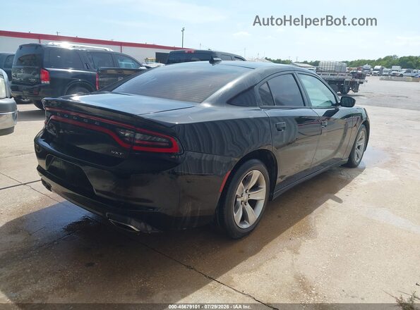 2C3CDXHG8GH166563 2016 DODGE CHARGER Black Tył prawy