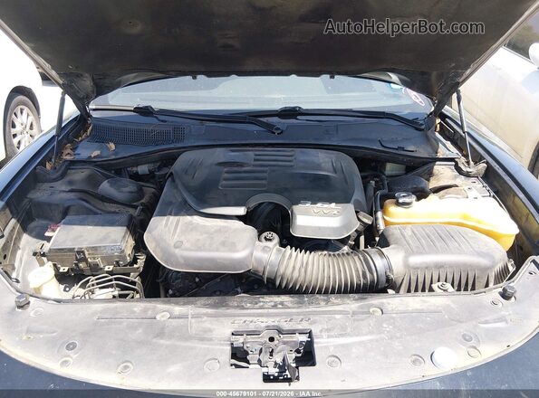 2C3CDXHG8GH166563 2016 DODGE CHARGER Black Widok z tyłu