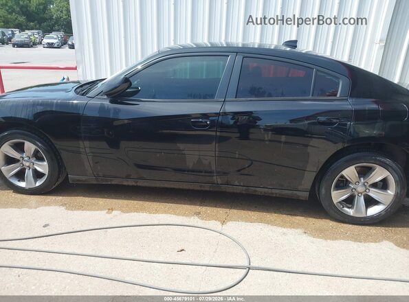 2C3CDXHG8GH166563 2016 DODGE CHARGER Black Widok wnętrza 360 stopni