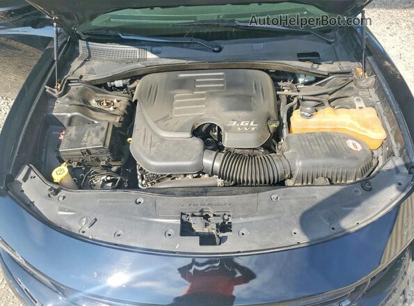 2C3CDXHG8GH280725 2016 DODGE CHARGER Black Rear interior view