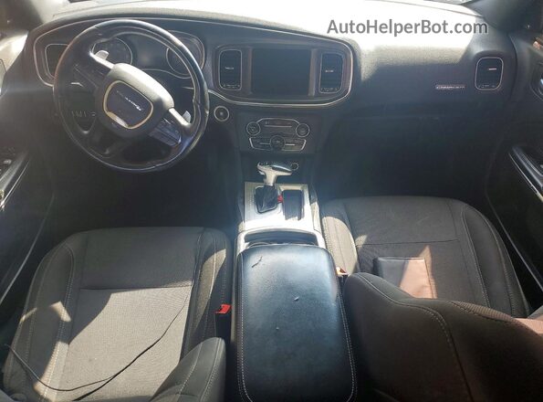 2C3CDXHG8GH280725 2016 DODGE CHARGER Black Dashboard view