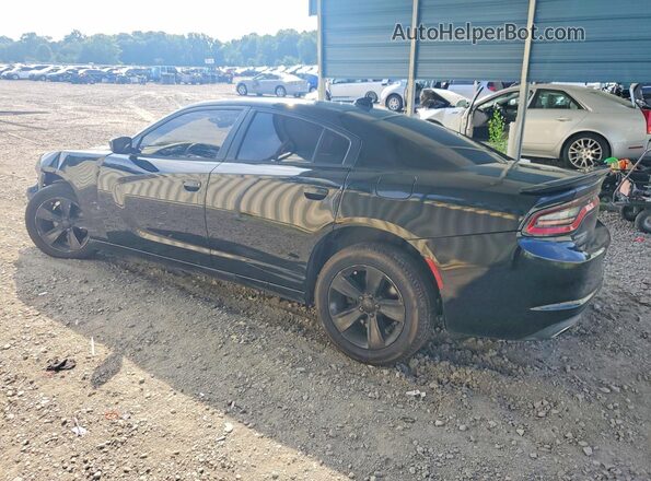 2C3CDXHG8GH280725 2016 DODGE CHARGER Black Rear left