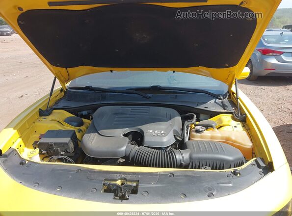 2C3CDXHG8HH528683 2017 DODGE CHARGER Yellow Vista trasera