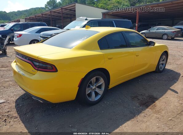 2C3CDXHG8HH528683 2017 DODGE CHARGER Yellow Trasero derecho