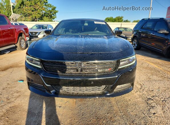 2C3CDXHG8HH579259 2017 DODGE CHARGER Black Front view