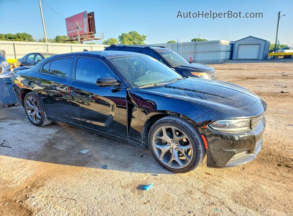 2C3CDXHG8HH579259 2017 DODGE CHARGER Black Front right