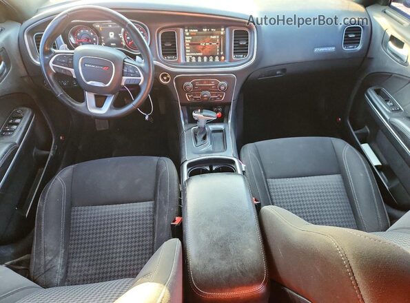 2C3CDXHG8HH579259 2017 DODGE CHARGER Black Dashboard view