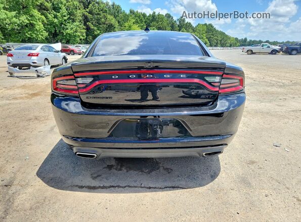 2C3CDXHG8JH134977 2018 DODGE CHARGER Black Rear view