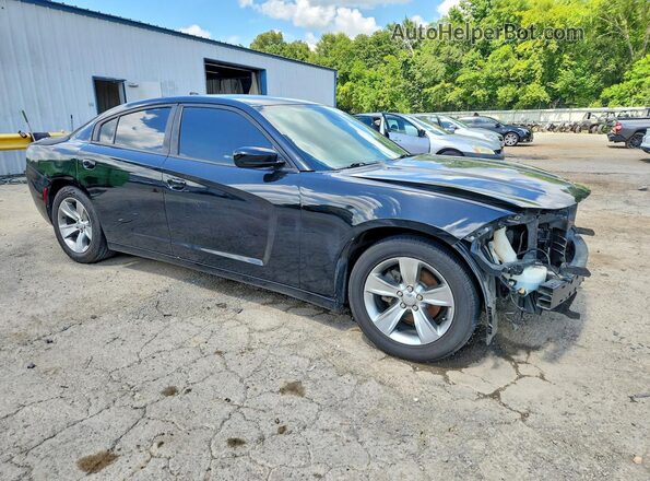 2C3CDXHG8JH134977 2018 DODGE CHARGER Black Front right