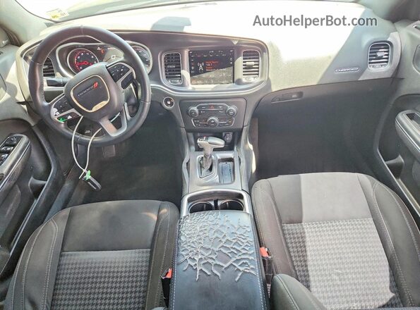 2C3CDXHG8JH134977 2018 DODGE CHARGER Black Dashboard view