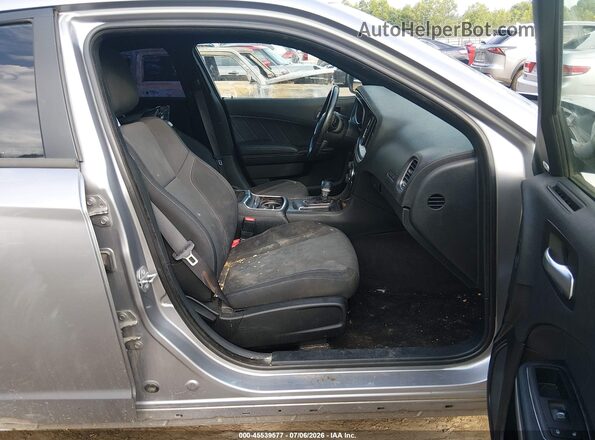 2C3CDXHG8JH143534 2018 DODGE CHARGER Silver Front interior view