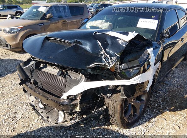 2C3CDXHG8JH234769 2018 DODGE CHARGER Black Вид спереду