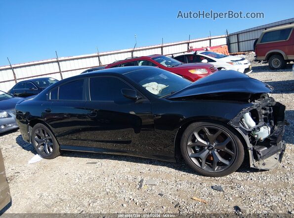 2C3CDXHG8JH234769 2018 DODGE CHARGER Black Вид задньої частини салону