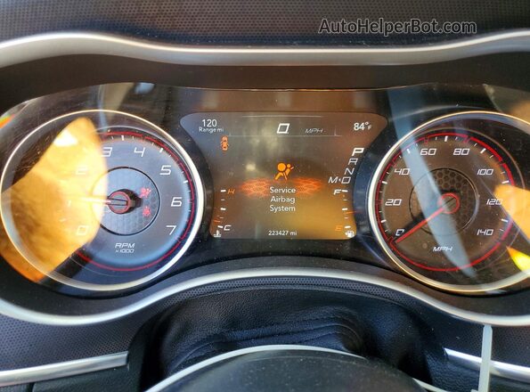 2C3CDXHG8JH335231 2018 DODGE CHARGER Two Tone Vista del cuadro de instrumentos