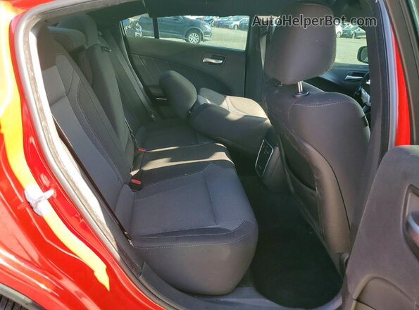 2C3CDXHG8JH335231 2018 DODGE CHARGER Two Tone Vista de los asientos traseros