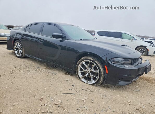 2C3CDXHG8KH758778 2019 DODGE CHARGER Black Delantero derecho