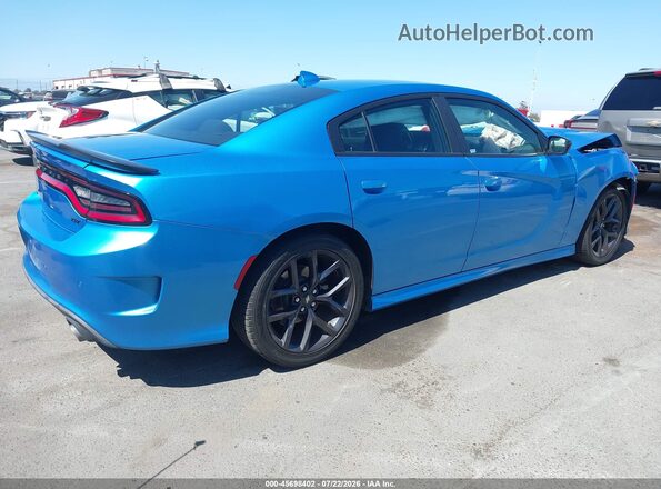 2C3CDXHG8PH560130 2023 DODGE CHARGER Blue Задня права чверть
